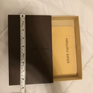 Louis Vuitton box and dust bag